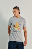camiseta-en-algodon-unicolor-con-manga-corta-y-diseno-del-rey-leon