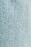 Jean paper bag azul claro con tiro alto y bota recta