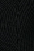 Camiseta manga corta negra oversize con hombro rodado