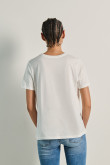 Pack de camisetas crema X2 cuello redondo