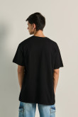 Pack de camisetas oversize negras X3 con cuello redondo