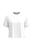 Pack X2 de camisetas crop top unicolores en algodón
