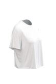 Pack X2 de camisetas crop top unicolores en algodón