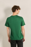 Camiseta verde oscura con manga corta y diseño de Popeye