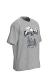 Camiseta oversize unicolor con diseño college de Chicago