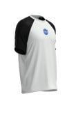 Camiseta manga ranglan corta unicolor con logo de NASA