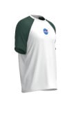 Camiseta manga ranglan corta unicolor con logo de NASA