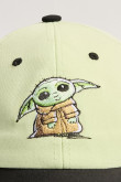 Cachucha beisbolera verde con diseño de Star Wars en frente