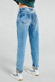 Jean azul claro skinny con ajuste ceñido y tiro bajo