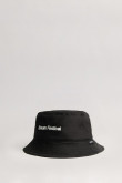 Gorro negro pescador con bordado de Baum Festival