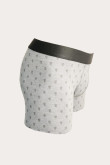 Bóxer brief-medio gris claro con estampados mini print