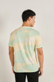 Camiseta crema clara tie dye con diseño de Scooby-Doo