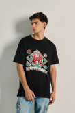 Camiseta unicolor oversize con diseño de Animaniacs