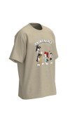 Camiseta oversize unicolor con arte de Animaniacs