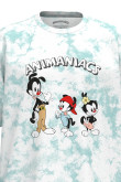 Camiseta oversize unicolor con arte de Animaniacs