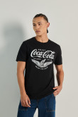 camiseta-cuello-redondo-unicolor-con-diseno-de-coca-cola