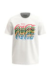 Camiseta unicolor con manga corta y diseño de Coca-Cola