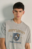 Camiseta de Harry Potter unicolor oversize cuello redondo