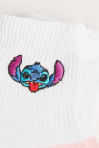 Medias cortas unicolores con diseños de Lilo & Stitch