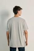 Pack X3 de camisetas unicolores oversize con cuello redondo