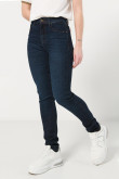 Jean Jegging tiro alto azul muy intenso