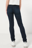 Jean Jegging tiro alto azul muy intenso