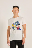 Camiseta manga corta con estampado de Hey Arnold