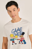 Camiseta manga corta con estampado de Hey Arnold