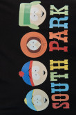 Camiseta unicolor con diseño de South Park y manga corta