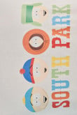 Camiseta unicolor con diseño de South Park y manga corta