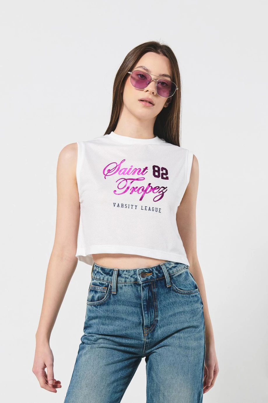 CAMISETA CROP MANGA SISA