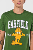 Camiseta manga corta con estampado de Garfield.