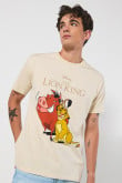 Camiseta manga corta con estampado en frente y espalda de Disney.