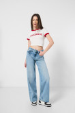 Pantalon Jean Open Leg