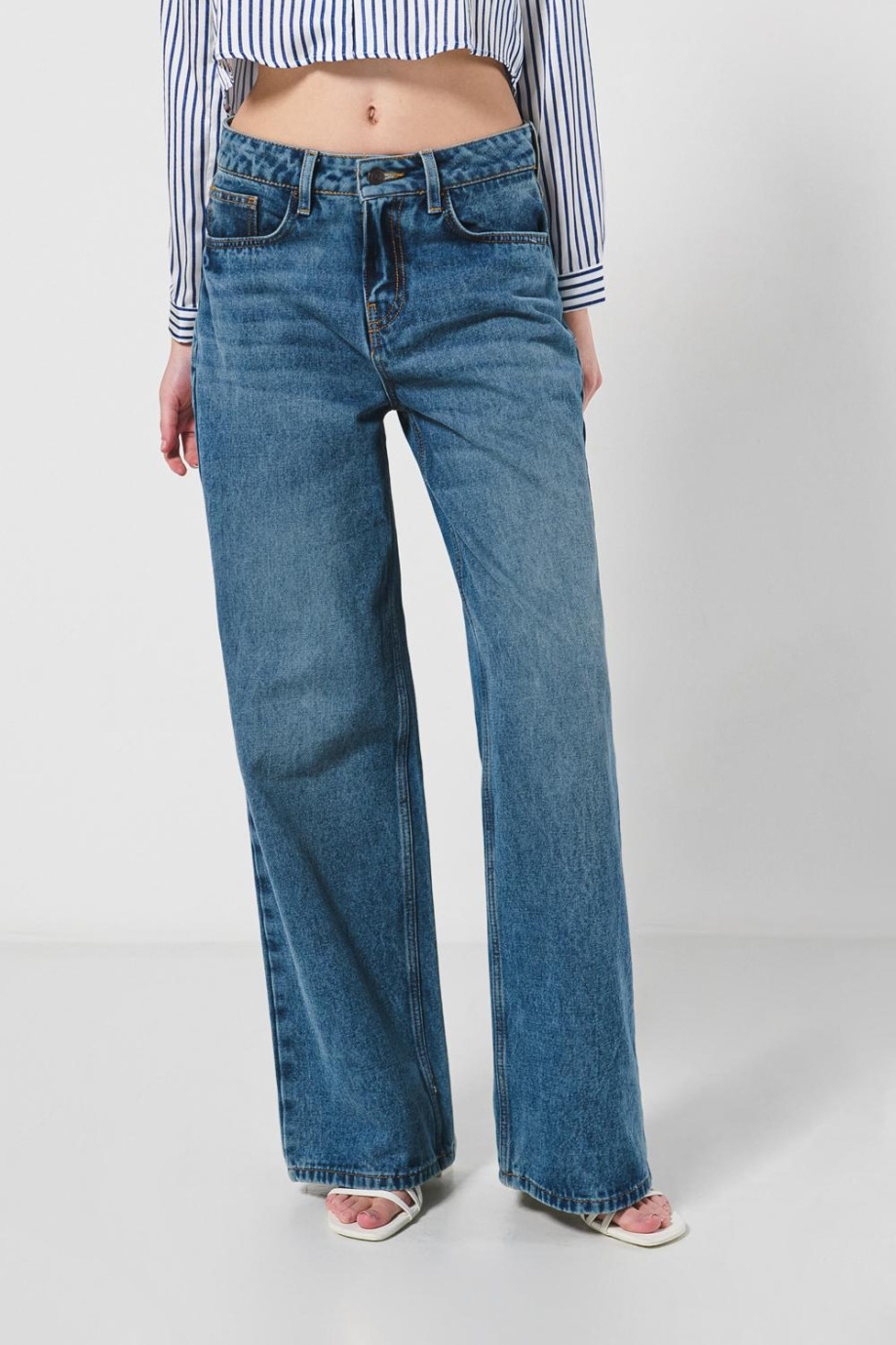 Pantalon Jean Open Leg