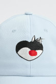 Cachucha beisbolera unicolor con bordado de Looney Tunes