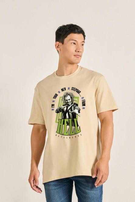 Camiseta oversize manga corta de Beetlejuice