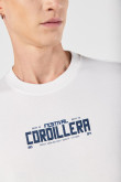 Camiseta oversize crema manga corta del Festival Cordillera