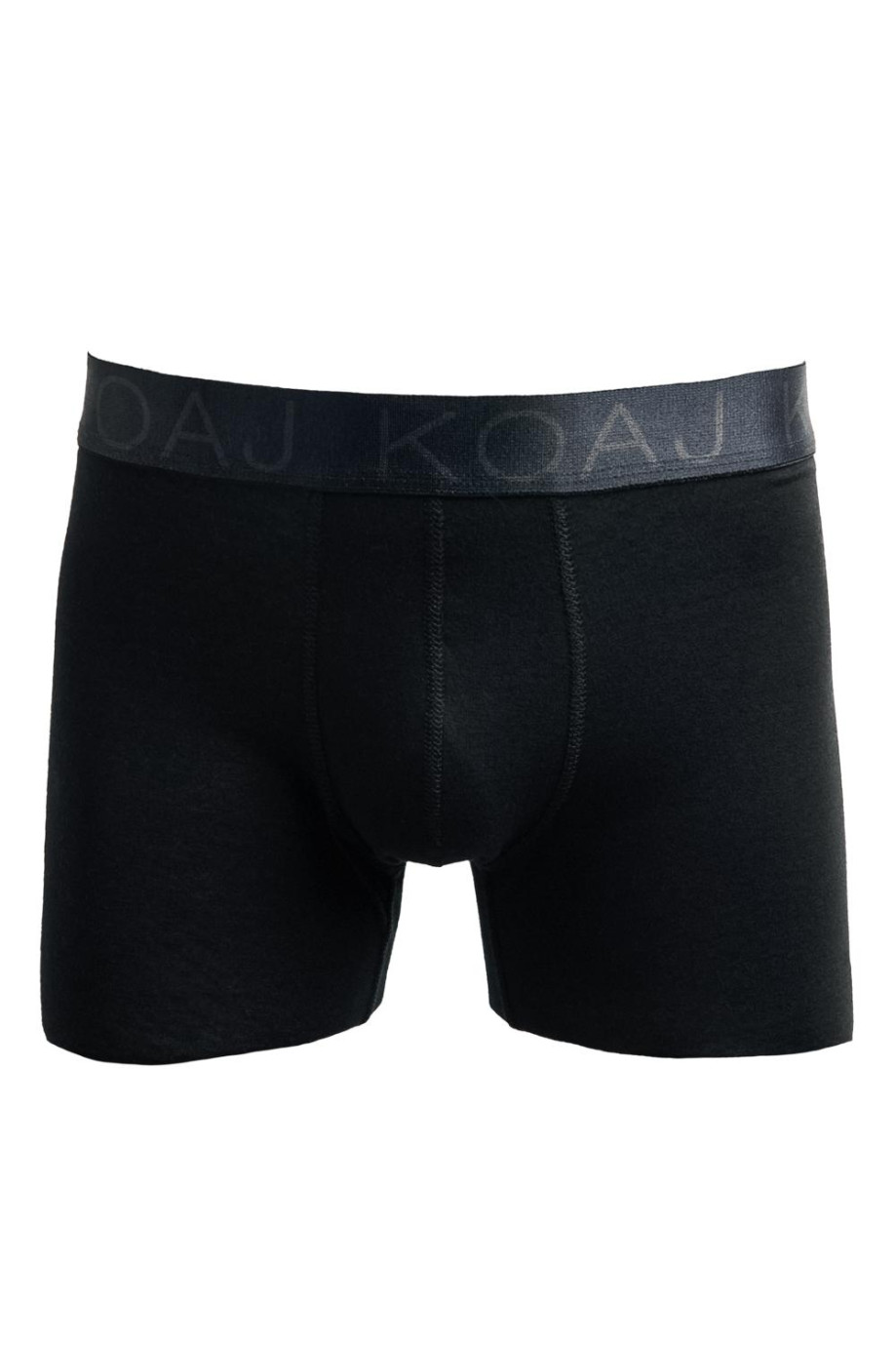 Bóxer negro brief-medio con cintura elástica sublimada