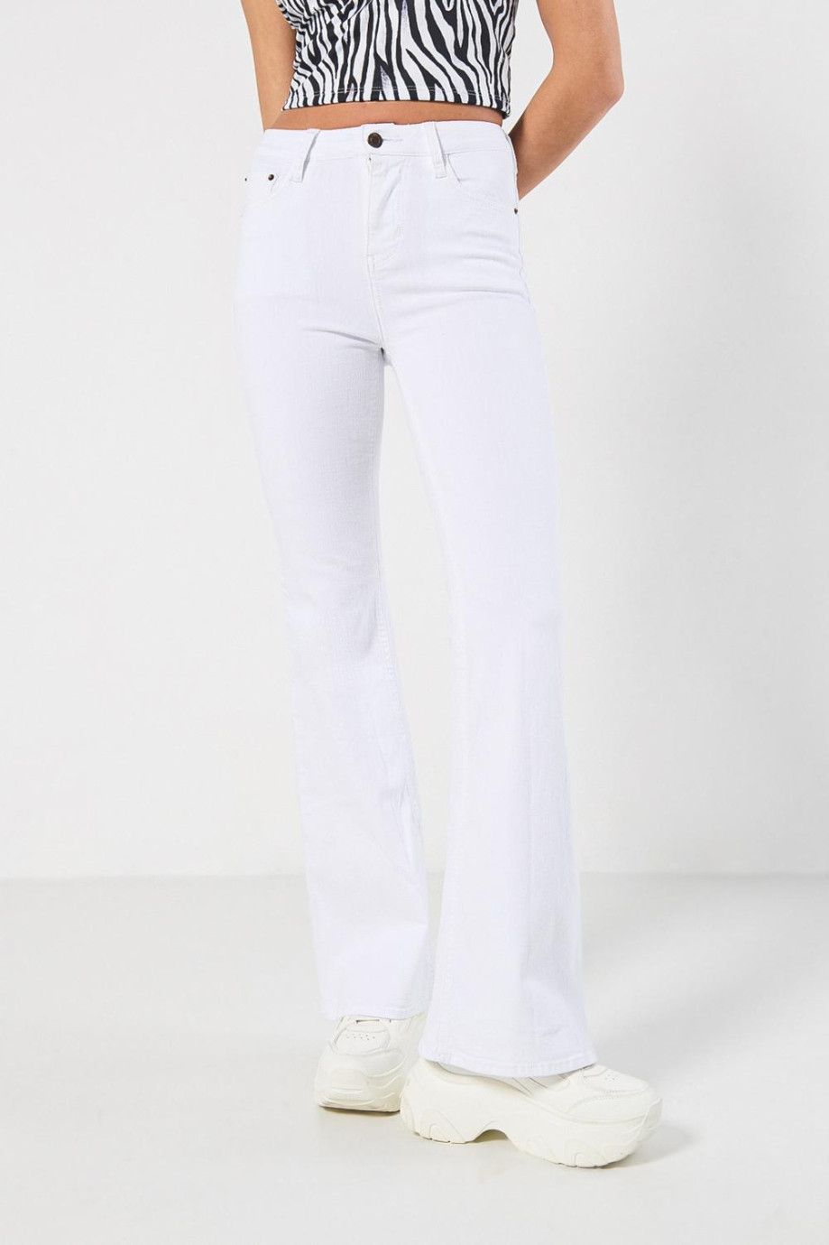 Pantalon jean flare