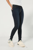 Jean jegging super alto azul intenso