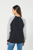 Buzo de Harry Potter oversize azul con cuello redondo