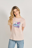 camiseta-manga-corta-con-estampado-de-la-sirenita-de-disney