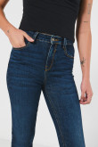 Jean Jegging tiro alto azul oscuro