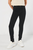 Jean jegging super tiro alto negro