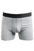 Bóxer gris midway brief-largo con diseños de puntos