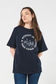 Camiseta oversize azul intensa manga corta de Harry Potter