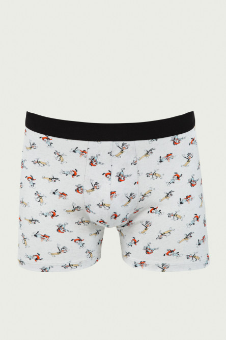 Bóxer brief-medio gris con estampados de Animaniacs