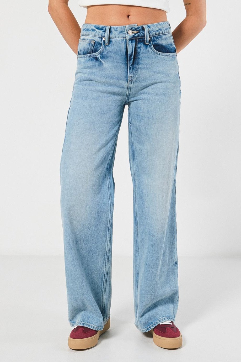 Pantalon Jean Open Leg