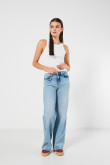 Pantalon Jean Open Leg